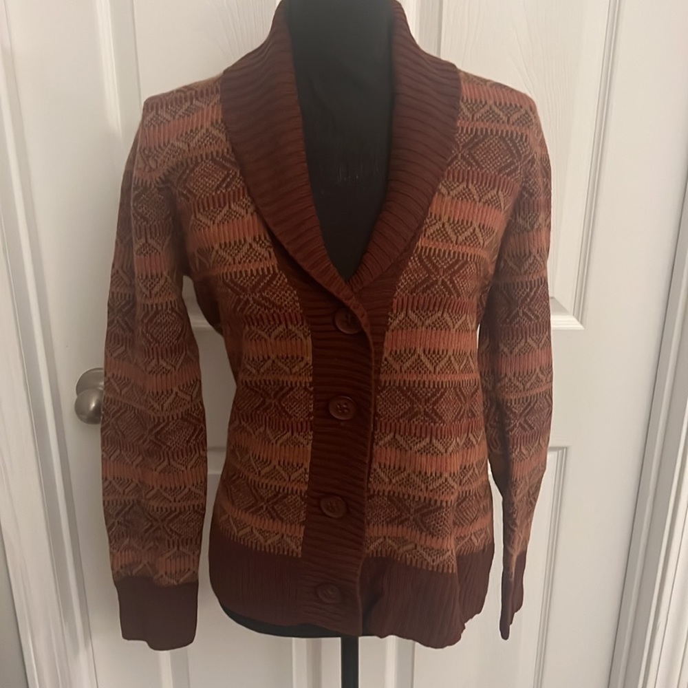 Patterned Madison Studio Sweater - Picture 2 of 3